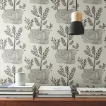 York Wallcoverings Seedlings Grey Peel & Stick Wallpaper | Wallpaper Twins York Wallcoverings Seedlings Grey Peel & Stick Wallpaper - SKU PSW1227RL
