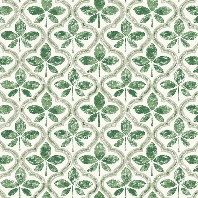 York Wallcoverings Sevilla Clover Wallpaper - SKU GO8274
