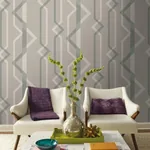 York Wallcoverings Shape Shifter Beige Wallpaper | Wallpaper Twins York Wallcoverings Shape Shifter Beige Wallpaper - SKU GM7602