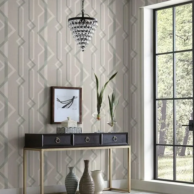 York Wallcoverings Shape Shifter Beige Wallpaper | Wallpaper Twins York Wallcoverings Shape Shifter Beige Wallpaper - SKU GM7602