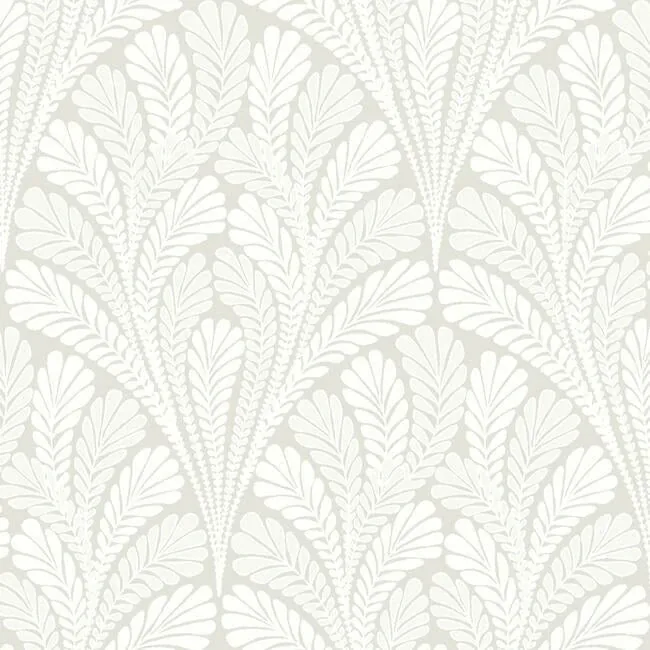 York Wallcoverings Shell Damask Neutral & Pearl Wallpaper - SKU BW3952