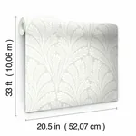 York Wallcoverings Shell Damask Neutral & Pearl Wallpaper | Wallpaper Twins York Wallcoverings Shell Damask Neutral & Pearl Wallpaper - SKU BW3952