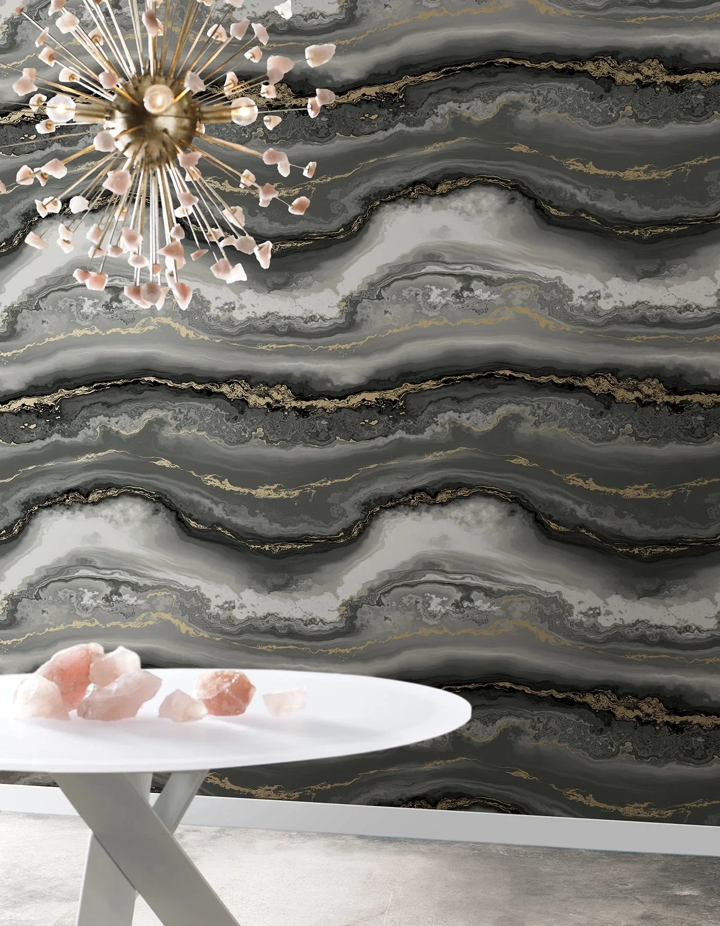 York Wallcoverings Shifting Sands Onyx Peel & Stick Wallpaper - SKU PSW1561RL