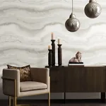 York Wallcoverings Shifting Sands Salt Grey Peel & Stick Wallpaper - SKU PSW1558RL