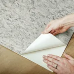 York Wallcoverings Shimmering Cork Grey Peel & Stick Wallpaper - SKU PSW1292RL