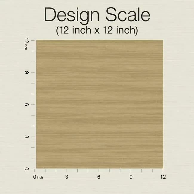 York Wallcoverings Shining Sisal Beige Metallic Wallpaper - SKU Y6200910