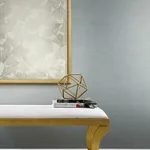 York Wallcoverings Shining Sisal Blue & Silver Wallpaper - SKU DD3734
