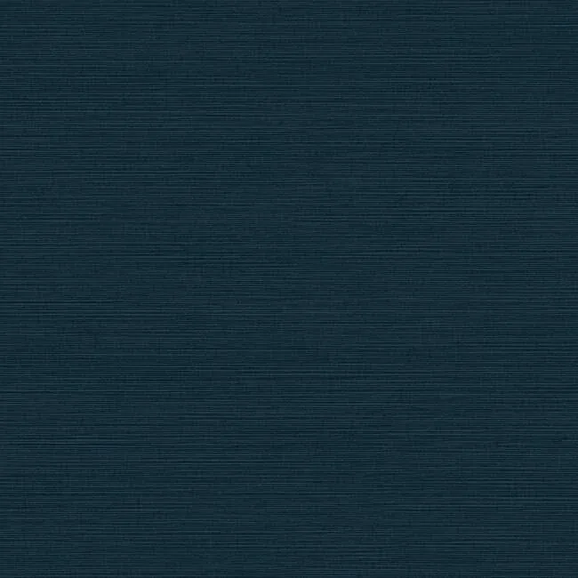 York Wallcoverings Shining Sisal Grasscloth Dark Blue Metallic Wallpaper - SKU Y6200907