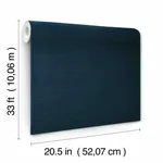 York Wallcoverings Shining Sisal Grasscloth Dark Blue Metallic Wallpaper - SKU Y6200907