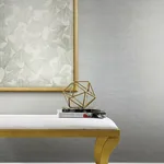 York Wallcoverings Shining Sisal Silver Metallic Wallpaper - SKU DD3731