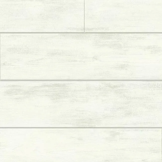 York Wallcoverings Shiplap White & Grey Wallpaper - SKU MH1560