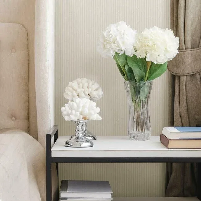 York Wallcoverings Shodo Stripe Cream Wallpaper - SKU SR1508