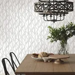 York Wallcoverings Sideways Sketch Grey Wallpaper - SKU PSW1500RL