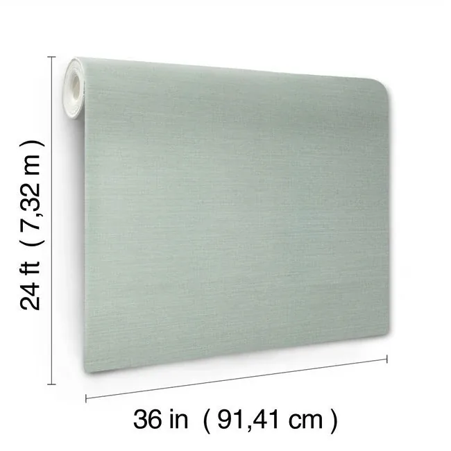 VX2269 | Sisal Twill Color Grasscloth Aquamarine Wallpaper