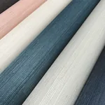 York Wallcoverings Sisal Twill Grasscloth Teal Wallpaper - SKU CL1029
