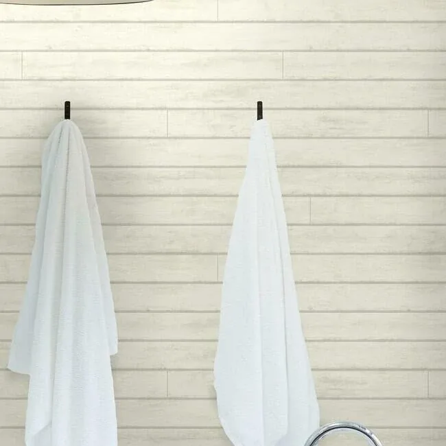 York Wallcoverings Skinnylap White & Grey Wallpaper - SKU MH1566