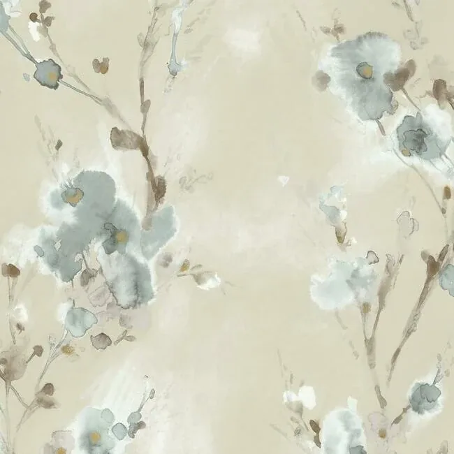 CP1203 | Soft Blue Charm Wallpaper