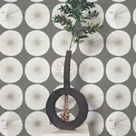 York Wallcoverings Soho Starburst Grey Peel & Stick Wallpaper | Wallpaper Twins York Wallcoverings Soho Starburst Grey Peel & Stick Wallpaper - SKU PSW1217RL