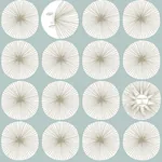 York Wallcoverings Soho Starburst Light Blue Peel & Stick Wallpaper - SKU PSW1215RL