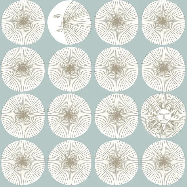 PSW1215RL | Soho Starburst Light Blue Peel & Stick Wallpaper