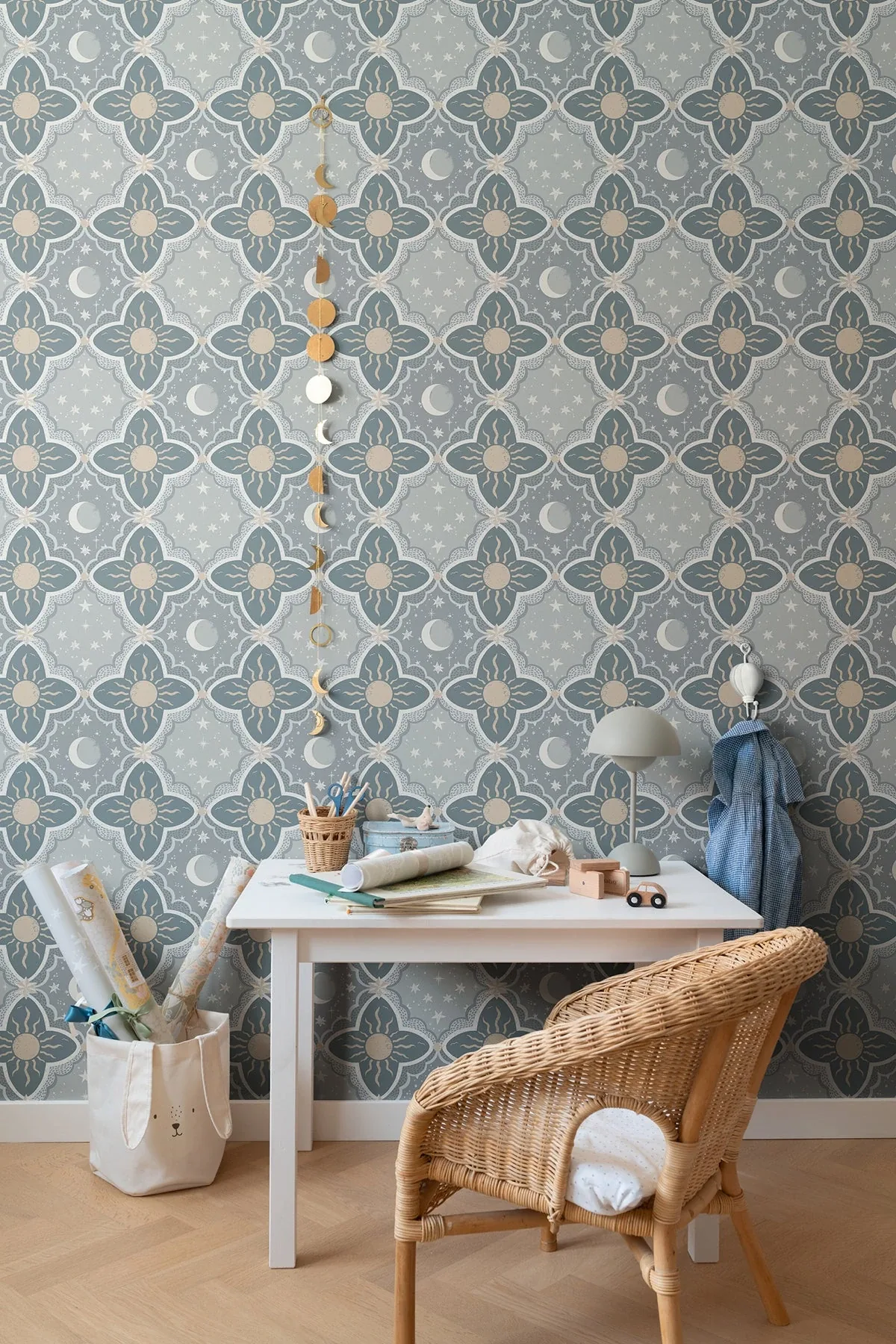 York Wallcoverings Sol & Mane Blue Wallpaper | Wallpaper Twins York Wallcoverings Sol & Mane Blue Wallpaper - SKU MB29034