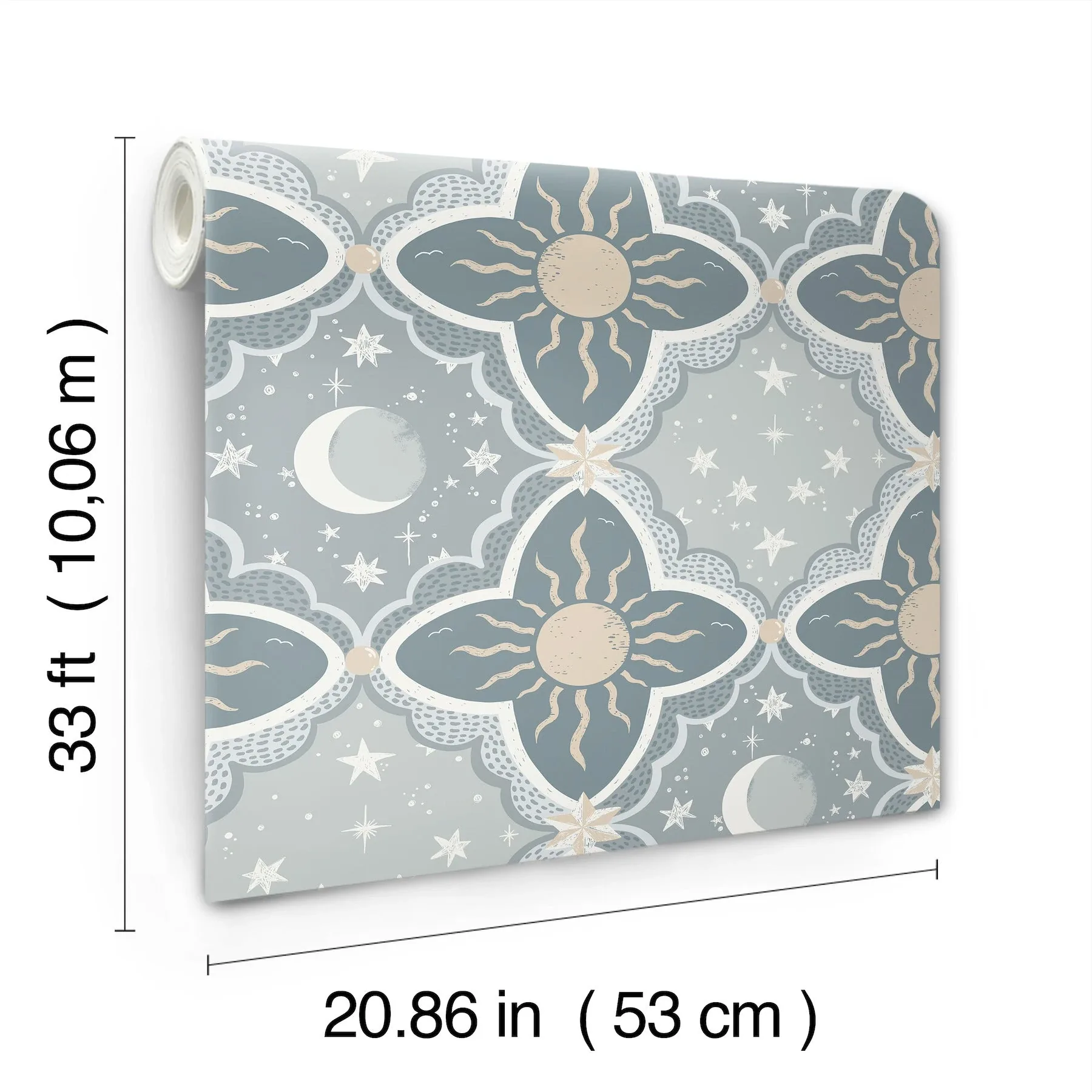 York Wallcoverings Sol & Mane Blue Wallpaper | Wallpaper Twins York Wallcoverings Sol & Mane Blue Wallpaper - SKU MB29034