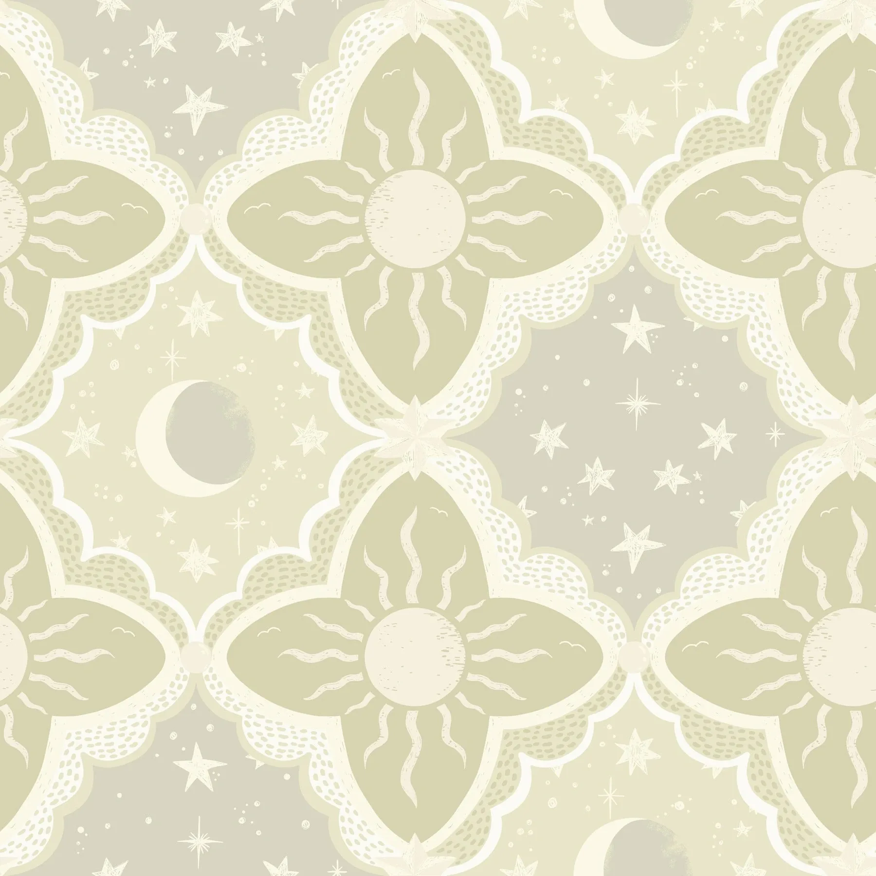 MB29033 | Sol & Mane Green Wallpaper