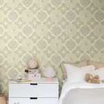 York Wallcoverings Sol & Mane Green Wallpaper | Wallpaper Twins York Wallcoverings Sol & Mane Green Wallpaper - SKU MB29033