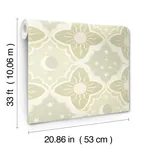 York Wallcoverings Sol & Mane Green Wallpaper | Wallpaper Twins York Wallcoverings Sol & Mane Green Wallpaper - SKU MB29033