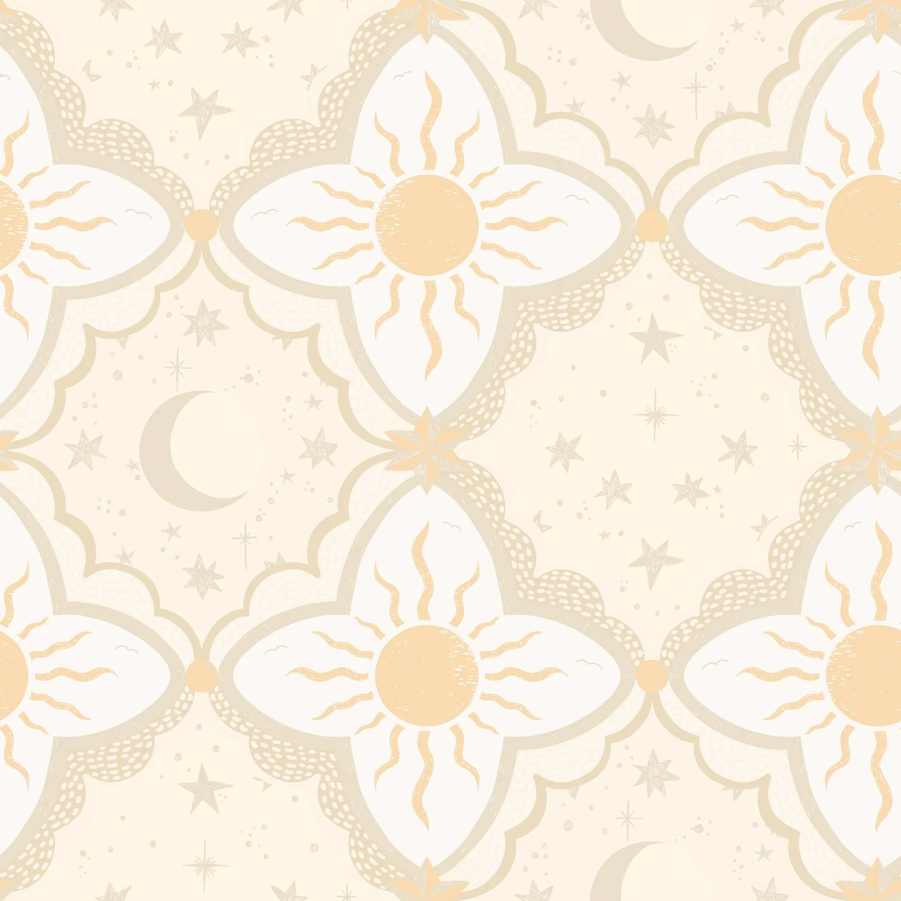 MB29032 | Sol & Mane Tangerine Wallpaper