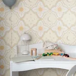 York Wallcoverings Sol & Mane Tangerine Wallpaper | Wallpaper Twins York Wallcoverings Sol & Mane Tangerine Wallpaper - SKU MB29032