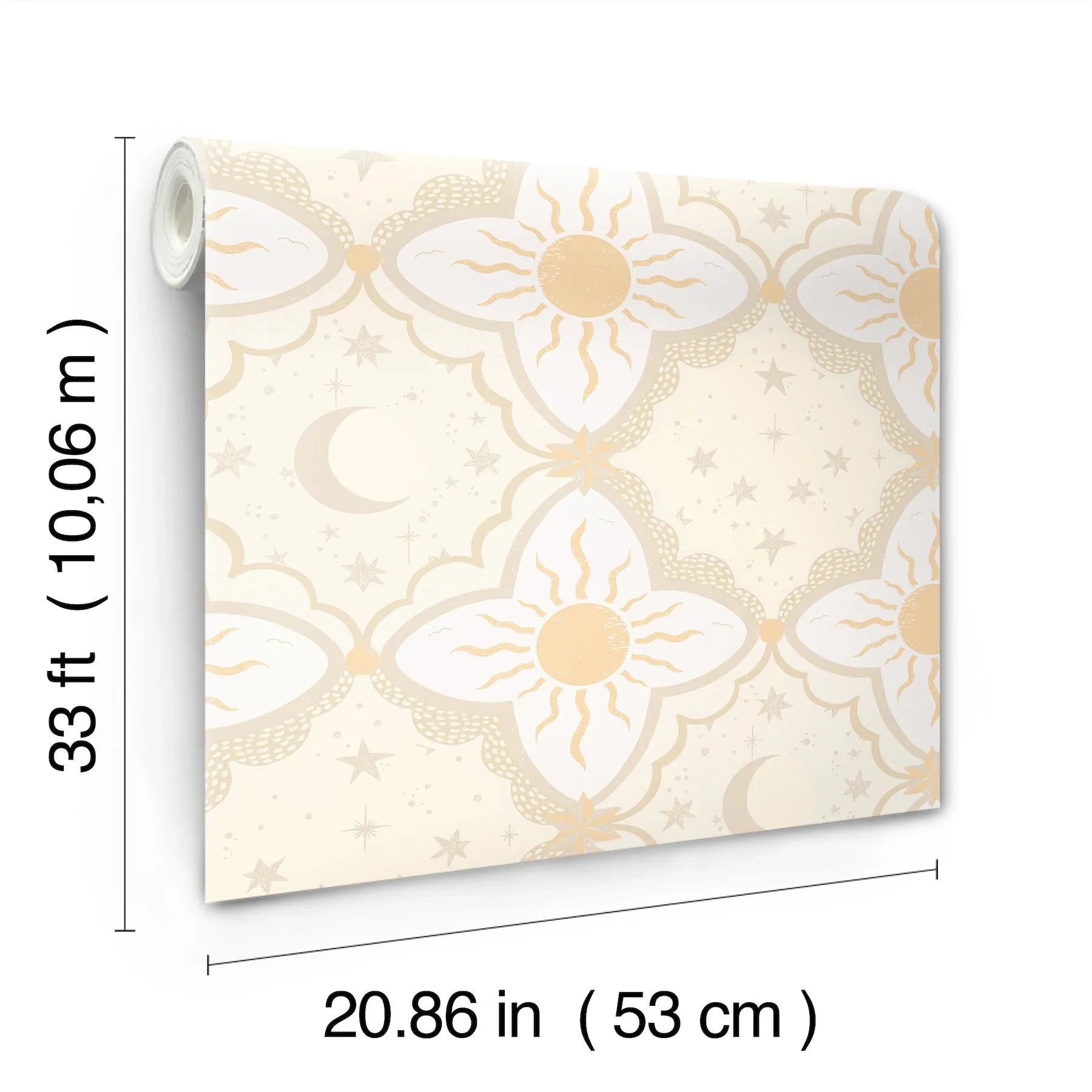 York Wallcoverings Sol & Mane Tangerine Wallpaper | Wallpaper Twins York Wallcoverings Sol & Mane Tangerine Wallpaper - SKU MB29032