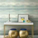 York Wallcoverings Soothing Mists Scenic Blue Peel & Stick Wallpaper - SKU PSW1099RL