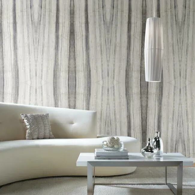 York Wallcoverings Spanish Marble Grey Peel & Stick Mural - SKU PSW1297M