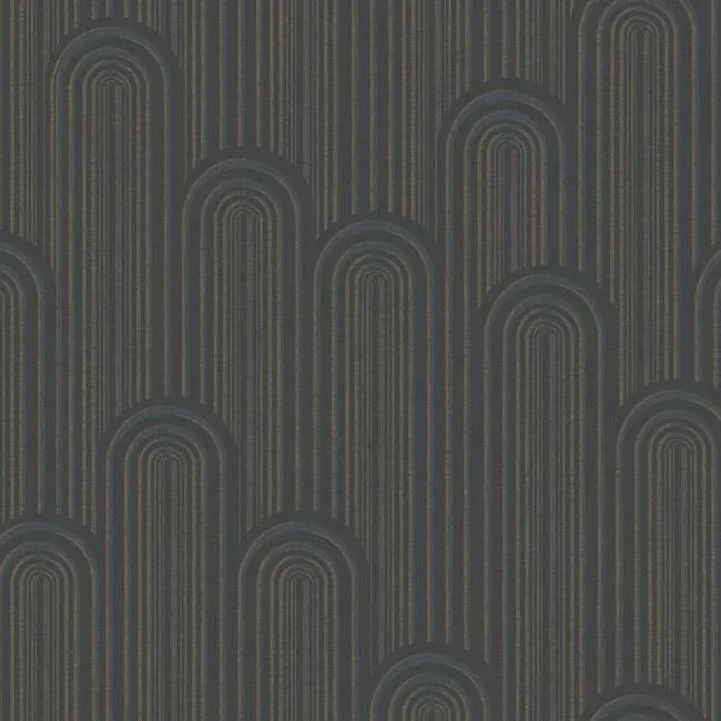 CA1540 | Speakeasy Black Metallic Wallpaper