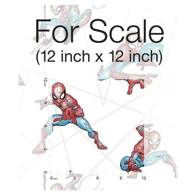 York Wallcoverings Spider-Man Fracture Blue & Grey Wallpaper - SKU DI0939