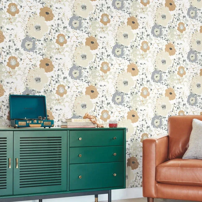 York Wallcoverings Spontaneity Metallic Wallpaper | Wallpaper Twins York Wallcoverings Spontaneity Metallic Wallpaper - SKU CE4011