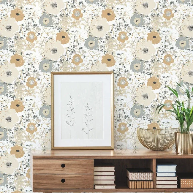 York Wallcoverings Spontaneity Metallic Wallpaper | Wallpaper Twins York Wallcoverings Spontaneity Metallic Wallpaper - SKU CE4011