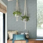 York Wallcoverings Stacked Scallops Grey Wallpaper | Wallpaper Twins York Wallcoverings Stacked Scallops Grey Wallpaper - SKU MK1150
