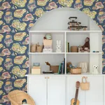York Wallcoverings Staden Dark Blue Wallpaper - SKU MB29010
