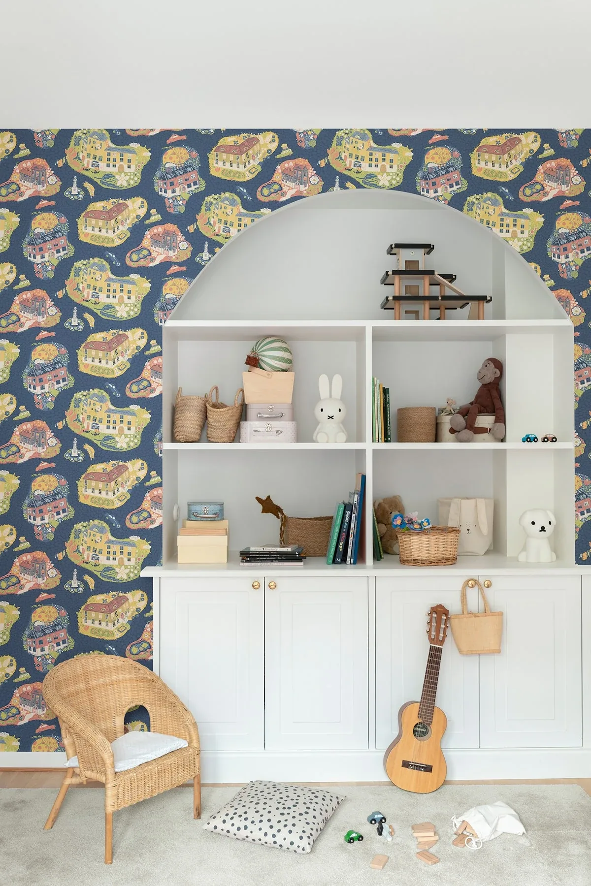 York Wallcoverings Staden Dark Blue Wallpaper - SKU MB29010