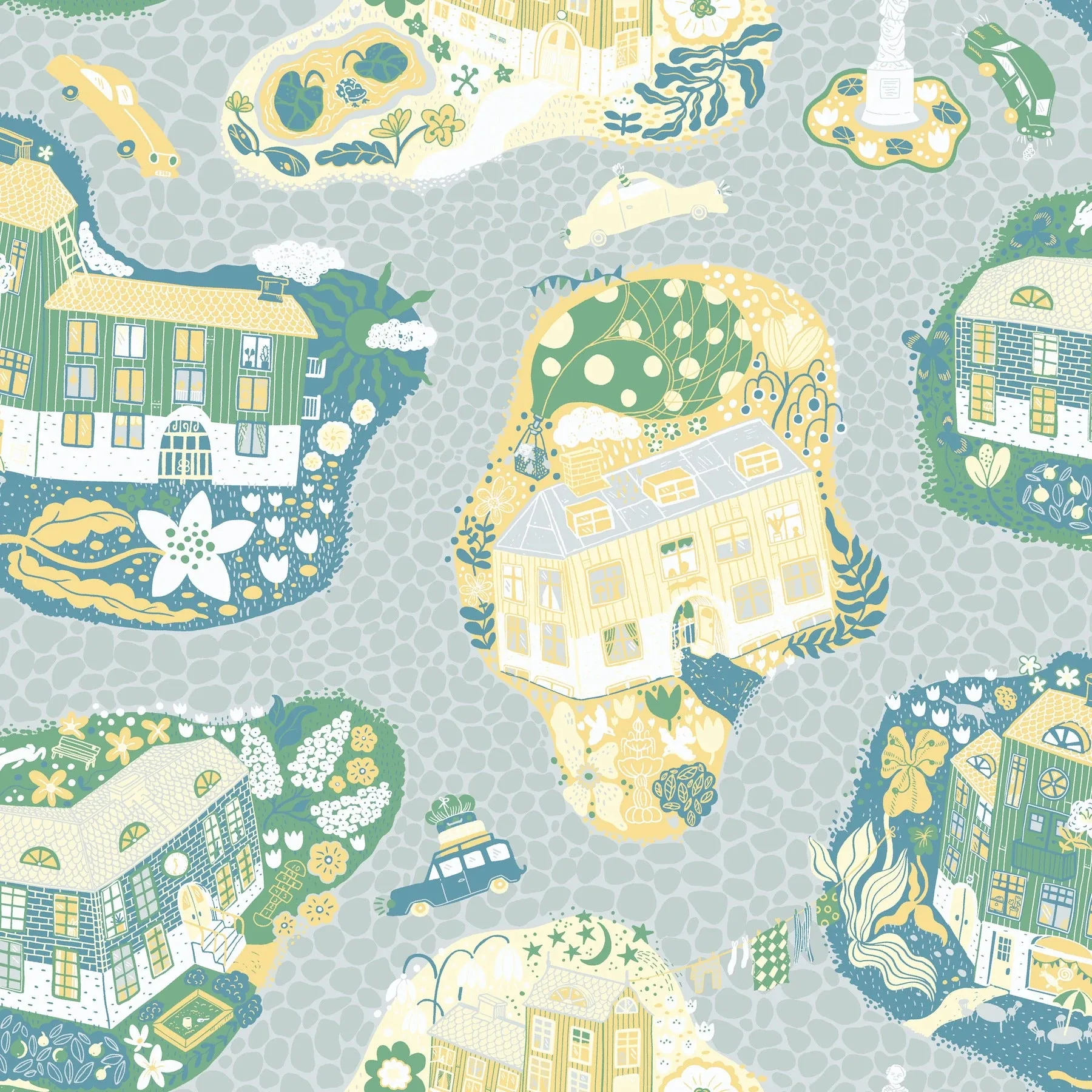 MB29009 | Staden Light Blue Wallpaper