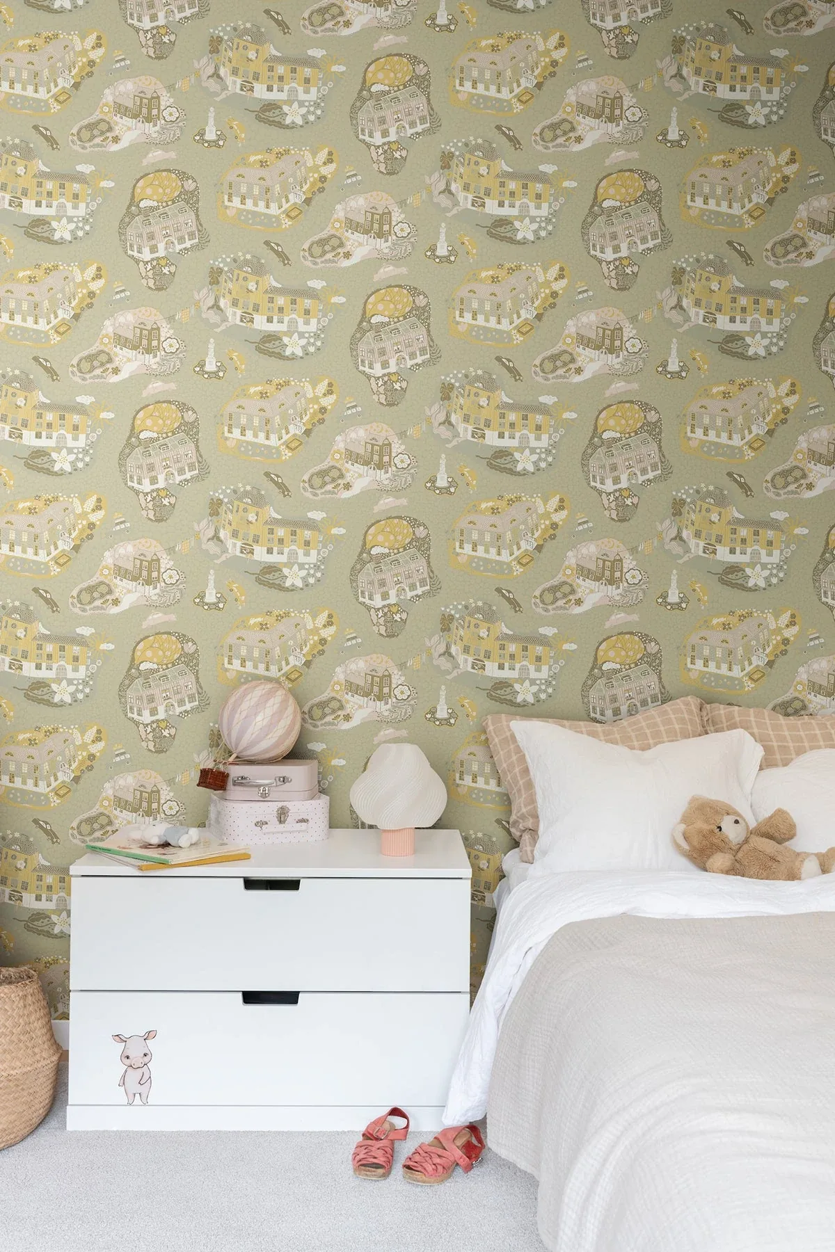 York Wallcoverings Staden Mustard Wallpaper | Wallpaper Twins York Wallcoverings Staden Mustard Wallpaper - SKU MB29008