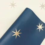 York Wallcoverings Star Splendor Navy & Metallic Gold Peel & Stick Wallpaper - SKU PSW1451RL