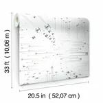 York Wallcoverings Star Wars: Galactic Battles Black & White Wallpaper - SKU DI0952