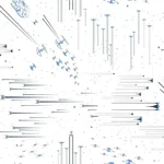 York Wallcoverings Star Wars: Galactic Battles Blue Wallpaper - SKU DI0951