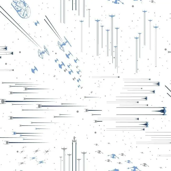 DI0951 | Star Wars: Galactic Battles Blue Wallpaper