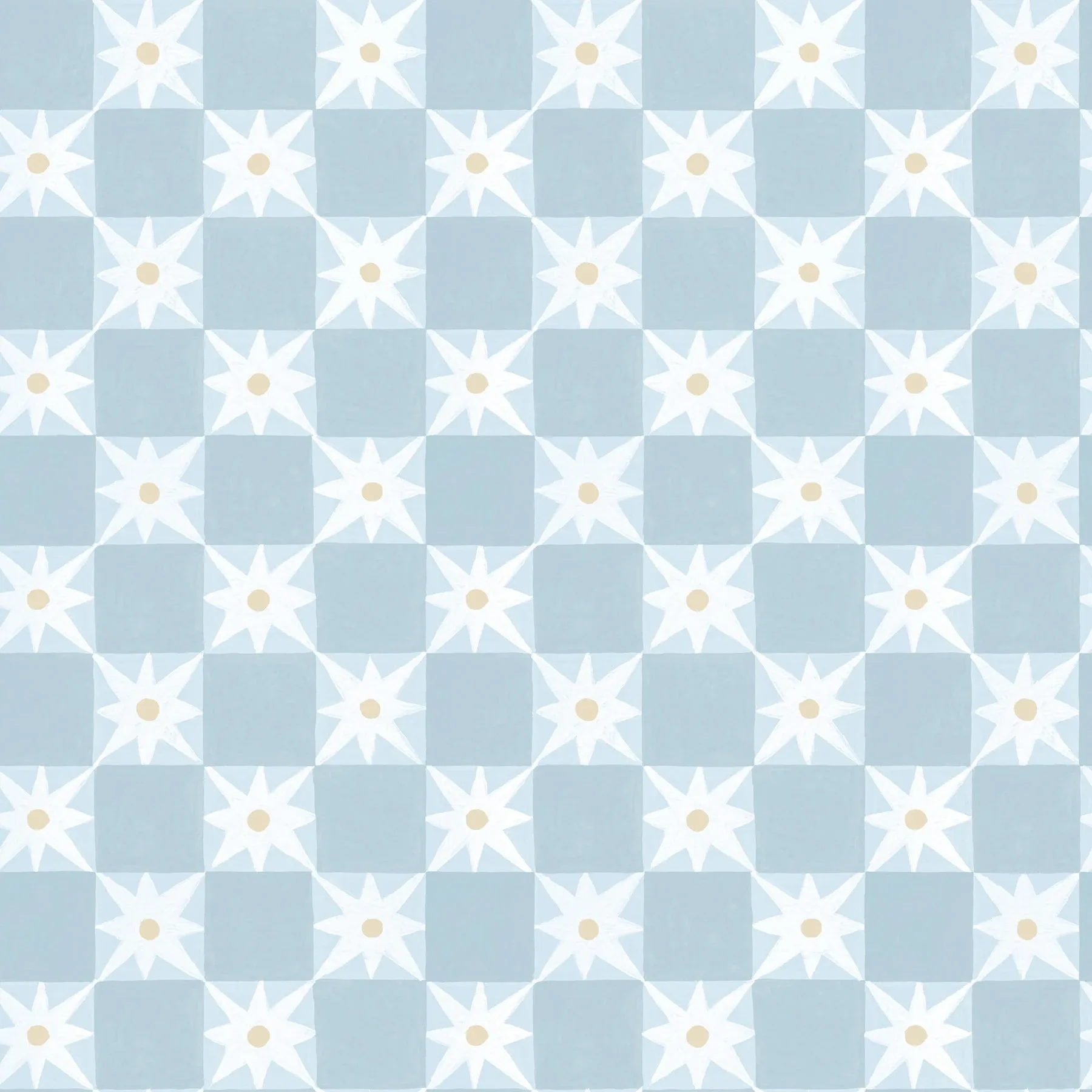 PSW1588RL | Stardust Blue Checkerboard Peel & Stick Wallpaper