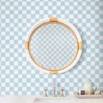 York Wallcoverings Stardust Blue Checkerboard Peel & Stick Wallpaper - SKU PSW1588RL