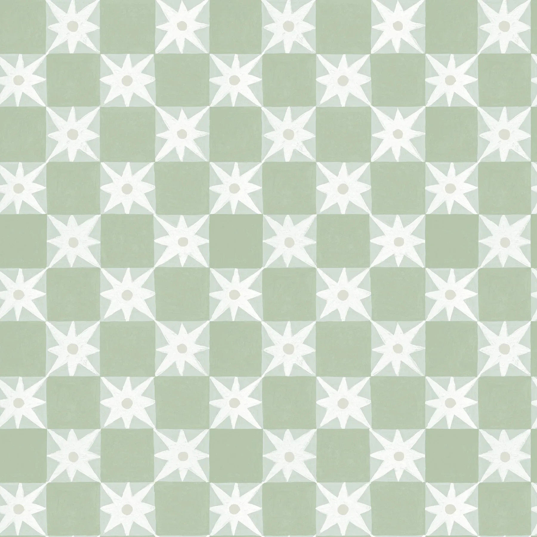 PSW1587RL | Stardust Green Checkerboard Peel & Stick Wallpaper